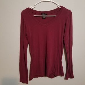 💛 Maroon Long Sleeve Shirt